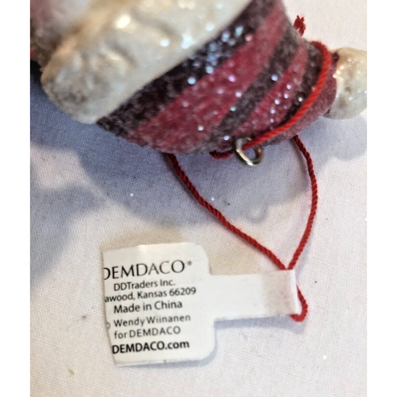 Demdaco Wendy Wiinanen Snowman w/ Cardinal Ornament Resin Figurines Let it Shine - Picture 6 of 6
